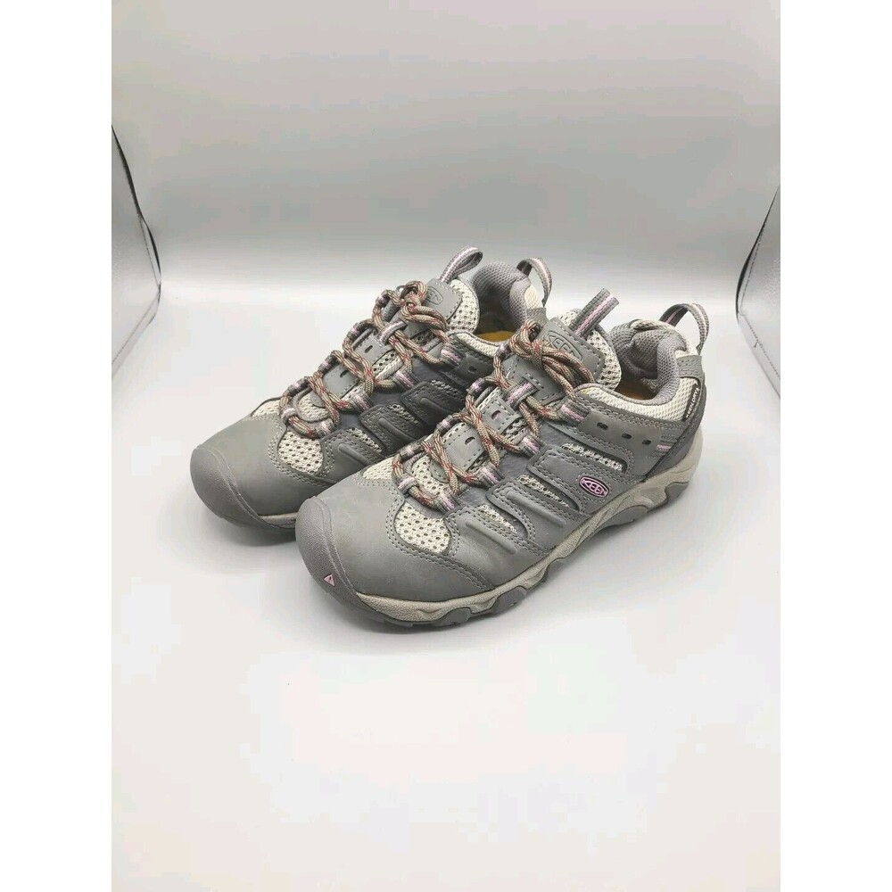 Keen Dry Waterproof Hiking Shoes Size 6 Women Gray Purple